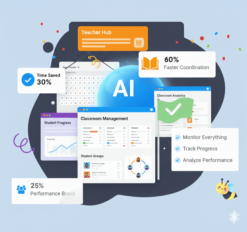 Classroom management dashboard