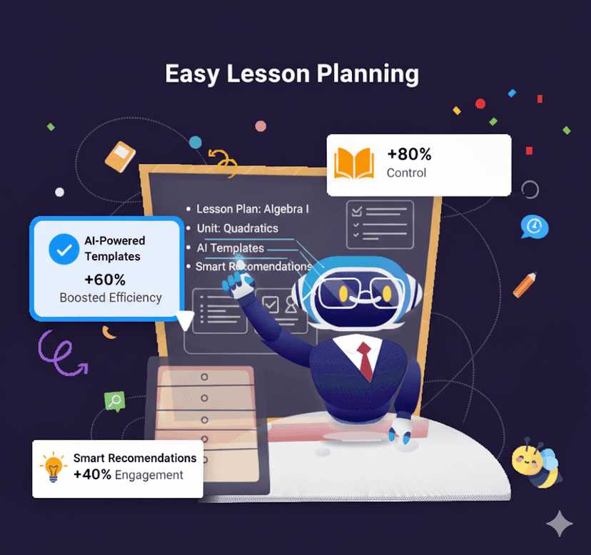 Lesson planning interface